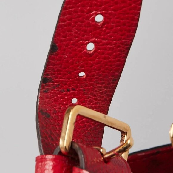 Louis Vuitton Cerise Monogram Empreinte Leather Montaigne MM Bag - Picture 6 of 12